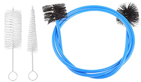 LUOFANG Trompeten-Reinigungs-Pflegeset, Messing-Blasmusikinstrument-Reinigungsbürsten-Set für Posaune, Tuba, Horn, Junk Clean
