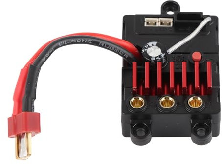 MIXCUT Contrôleur de vitesse ESC sans balais intégré en plastique RC 35A 2S RC Portable Brushless ESC contrôleur de vitesse pour SCY 16101 16102 16103 16201PRO 1/16 RC Voiture