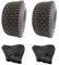 2x Schlauch + 2x 18x6.50-8 S2101 Rasenreifen für Aufsitzmäher Rasentraktor Schneefräse 18 x 6.50-8 18x6,5-8 18 x 6.5-8 Rasenreifen Schneefräse Rasenmäherreifen Reifenmantel Stollenprofil