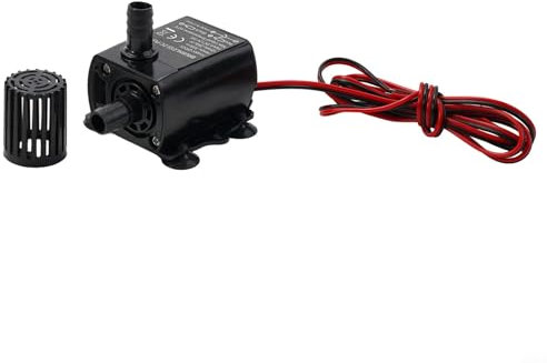 For Aquarium Pond Fish Tank Water Pump, Submersible, 12V, 280L/H, 5W, Material