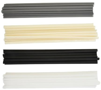 Baguettes de soudage en plastique ABS/PP/PVC/PE, 20 pièces, 20cm, baguettes de soudage for pistolet à souder en plastique, réparation de pare-chocs, fournitures de soudage(PVC)