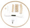 Holz mobiler Rahmen, hölzerne Windspiel, hölzerne mobile Rahmen Kit Wind Glockenspiele Material Perlen Glockenbügel Making Kit Crib Bettdekoration Spielzeugstil 2