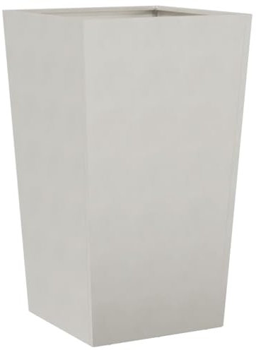 vidaXL Pflanzkübel, Blumenkübel mit Boden, Pflanzkasten Pflanztopf für Garten Balkon Terrasse, Blumentopf Pflanzgefäß Blumenkasten, Edelstahl