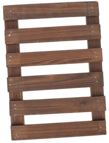 PRETYZOOM Decoración De Pared De Madera Granja Adorno De Ventana Con Diseño De Decoración Rústica Para Interiores y Exteriores