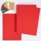 PresentFill® Tonkarton A4 Rubin Rot | 100 Blatt | 210g/m² | Bastelkarton aus 100% Recycling Kraftkarton | Made in Germany | Farbkarton | Bastelpappe zum basteln | bemalen | zeichnen