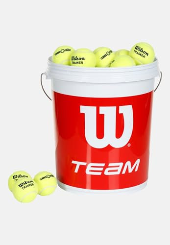Wilson Tennisbälle Team W Trainer 72 Tennisbälle Im Eimer 72er Eimer