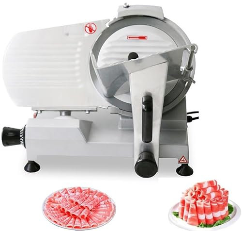WVENTKF Semi-Auto Frozen Meat Slicer,Meat Cutter Beef Mutton Roll Vegetable Fruit Slicer Commercial and Home Food Slicer Slicing Machine,220v