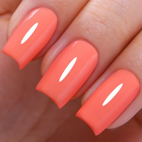 Firedeep 10ml Hema Free Gel Polish Fiery Red Color Gel Nail Polish Glazed Cherry Soak Off UV LED Cured Manicure Gift for Art DIY and Salon