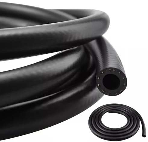 Rubber Braided Fuel and Oil Hose, 12.7mm, SAE J30 R6, 20 BAR Working Pressure (2 Meters)