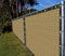 Ifenceview Sichtschutznetz für Baustelle, Hof, Auffahrt, Garten, Geländer, Vordach, Markise, 160 g/m², UV-Schutz (1,2 x 1,5 m) Beige