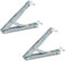 GedoTec Klappenbeschlag Rastomat Kopfteil Verstellbeschlag - MULTIFLEX | Hochstellstütze Metall verzinkt | Hochstell-Beschlag für Kopf- & Fußteil | 2 Stück - Liegenbeschlag 13-Fach verstellbar