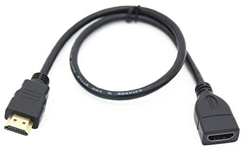 B40 HDMI Verlängerungskabel 30cm – HDMI Stecker auf Buchse, 1080P Full HD, Hochgeschirmt für störungsfreie Audio- und Videoübertragung, Kompatibel mit TV, Monitor, Beamer, PC, Laptop