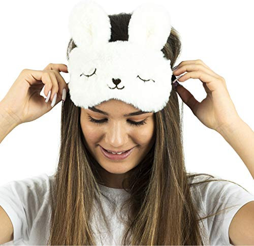 TOSKATOK Damen Kids Fun Animal Charakter Reisen Schlafen Auge Schlafmaske mit Cooling Gel Pad für verbesserte erholsamen Schlaf