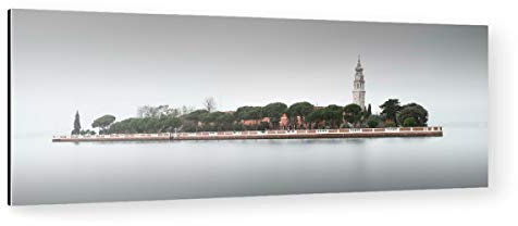 artboxONE Alu-Print 90x30 cm Isole di Venezia - San Lazzaro von Künstler Ronny Behnert