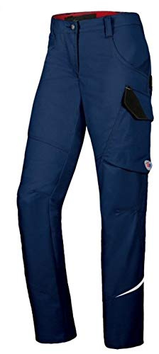BP 1981-570-110 Schmale Arbeitshose für Damen - Schlanke Silhouette - Stretchmaterial - Elastischer Bund - 65% Polyester, 35% Baumwolle - Normale Passform - Größe: 54n - Farbe: nachtblau