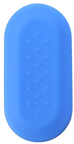 NICOLIE 3 Button Silicone Flip Car Remote Key Cover Case Shell For Fiat 500 Grande Punto - Dark Blue