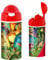 3D LiveLife Gourde - Sourire de Dinos de Deluxebase. Gourde plastique Jurassique Lenticulaire 3D avec Paille. Gourde pour enfants 600 ml avec illustrations originales artiste renommé Michael Searle