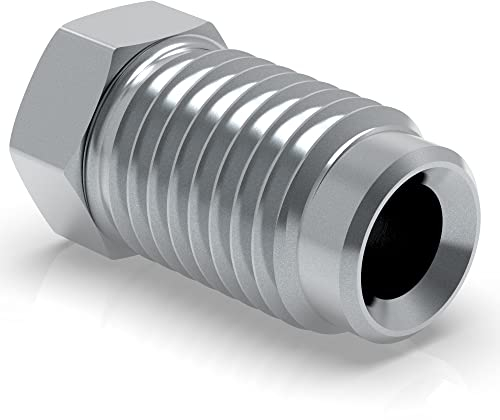 10 x Raccordo maschio M10 x 1,25 per tubo freno 4,75 mm svasatura DIN tipo F connettore frenante tipo L DIN/ISO 1651