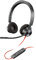 Plantronics – Blackwire 3320 USB-C (Poly) – Micro-casque filaire binaural avec micro-perche – USB-C pour connexion à un PC et/ou Mac – Compatible avec Teams (certifié), Zoom et bien plus encore