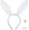 Tier Kostüm Set Kaninchen Hase Ohren Stirnband Schwanz Krawatte für Kinder Erwachsene Ostern Party Gefallen oder Kostüm Dekoration
