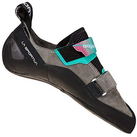 LA SPORTIVA Damen Aragon Woman Kletterschuhe, Clay/Hibiscus, 42 EU