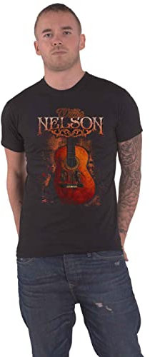 Willie Nelson T Shirt Trigger Logo Nue offiziell Herren Schwarz S