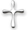 Kreuz Sterling Silber 925 Anhänger Minimalistisch Unisex Halskette Kette Handmade Schmuck