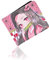 Roffatide Anime Demon Slayer Kamado Nezuko Geldbörsen Kunstleder Schmale Bi-Fold Geldbörse Mehrzweck Geldbörse