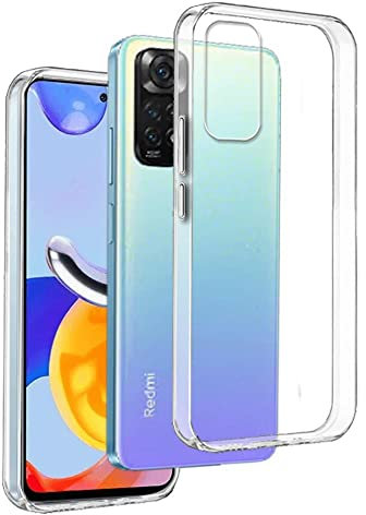 Cover in Gel TPU Trasparente per XIAOMI REDMI Note 11 PRO 4G - 5G - XIAOMI REDMI Note 12 PRO 4G, Ultra Sottile 0,33 mm, Morbido Flessibile, Custodia Silicone