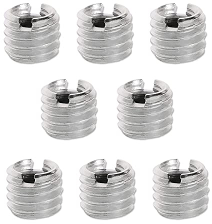8 Tornillo de Cámara Adaptador Rosca Tripode Convertidor 1/4 y 3/8 Tornillos para Trípodes Adaptador Rosca del Trípode Cámara Tornillo de Tuerca para Soporte Cámara Trípode micrófono