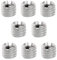 8 Tornillo de Cámara Adaptador Rosca Tripode Convertidor 1/4 y 3/8 Tornillos para Trípodes Adaptador Rosca del Trípode Cámara Tornillo de Tuerca para Soporte Cámara Trípode micrófono