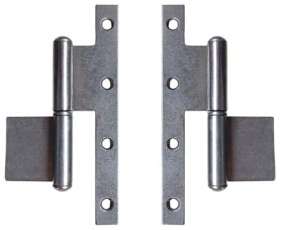 Scharnier Anschweißband Kombi-Scharnier Set zum Schrauben & Schweißen Anschweißscharnier Türband 90x45x140 3,0mm 2 Stück