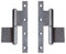 Scharnier Anschweißband Kombi-Scharnier Set zum Schrauben & Schweißen Anschweißscharnier Türband 90x45x140 3,0mm 2 Stück