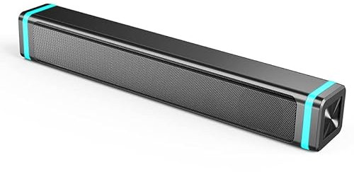 Ordenador Altavoces inalámbricos Bluetooth Ordenador Soundbar, Gaming Altavoces para PC Ordenador LoudSpeakers para Desktop (Versión Bluetooth)
