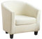 Sesselbezug Samt Sesselschoner 2 Stück Sesselhusse Stretch Sesselüberwurf Schonbezüge Cocktailsessel für Tullsta Stuhl Beige