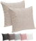 Selfitex 2er Set 50x50 cm, Sofakissen mit Füllung und Bezug, Dekokissen, Kopfkissen mit weicher Kissenfüllung, stilvolle Kissen Deko, robuster Polsterstoff, hochwertiges Couch Kissen (Sand)