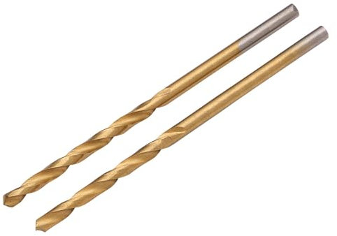 Draper 2 brocas HSS con revestimiento de nitruro de titanio, 2 mm, 08860, para acero, metales no ferrosos, madera y plástico duro