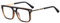 TR90 Brille Rahmen für Männer Frauen Brillen Flattop Square Anti Blue Light Eyewears (brown pattern frame)