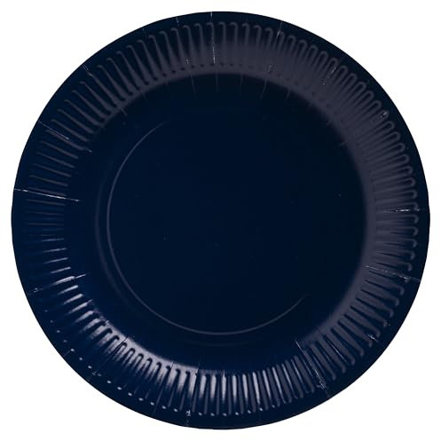 Pro Nappe - Réf. 79212i - 20 Assiettes - diamètre 23 cm - carton - marine