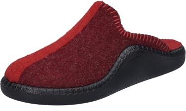 Josef Seibel Damen Pantoffeln Monaco Damen 62,Weite F 1/2 (Schmal),Pantoletten,Latschen,Schlappen,hausschlappen,Bordeaux-Kombi,37 EU