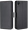 STAWLKA Wallet Case for iPhone XR (6.1), RFID Blocking Card Holder Kickstand Magnetic Closure Flip Folio PU Leather Cover Shockproof Protective Phone Case for iPhone XR - Black