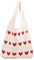 Duroecsain Strandtasche Damen Häkeltasche für den Sommer, Umhängetasche Herz Stricktasche für Reisen Einkaufen und Alltag