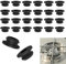 24 Pièces Embouts en Caoutchouc pour Supports de Casseroles, Camping Car Pieds en Caoutchouc Antirouille Compatibles avec Dometic Smev Thetford avec Les Barres de 5 mm Cuisine Accessoires Cuisson