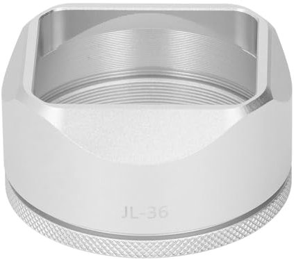 Paraluce per X100VI X100V, Paraluce Quadrato in Lega di Alluminio per Fotocamera, Sostituzione Paraluce Quadrato Leggero per Fotocamera (SILVER)