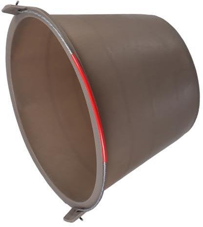 OSALADI Cubo De Plástico Reforzado y Portátil con Asa para Cemento y Arena Resistente Multiusos para Construcción y Uso Doméstico Diseño Grueso Fácil Transporte Duradero y Estable