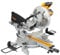 Hoteche 255MM Kappsäge mit Laser 2000W 220-240V 50/60HZ 5000RPM für präzise Schnitte 315x90mm bei 0° 215x90mm bei 45° 40T TCT Sägeblatt inklusive Zubehör ideal für gehrungssägen und zuschnittarbeiten