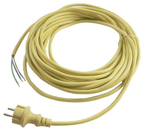 Distri+ - Câble pour aspirateurs Nilfisk/Alto Aero 26-01, Aero 31-21, Aero 800, Aero 840 - Eurosteam 044108 - pour Monobrosse Ghibli/Wirbel C43, SB43, 32112...
