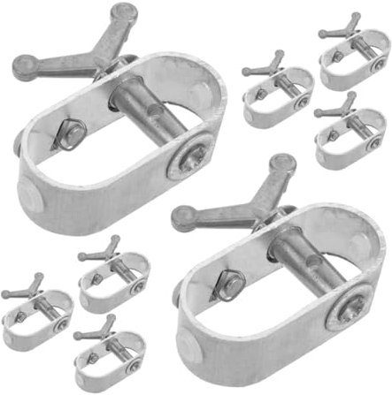 JOINPAYA 8Piezas Tensor Tendedero Exterior y Resistente Fijación Cubiertas de Piscina