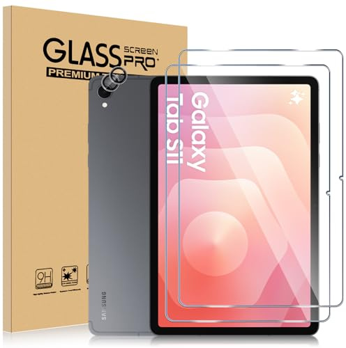 ELYCO Schutzfolie Kompatibel mit Samsung Galaxy Tab S11 für Panzerglas | 2 Stück Displayschutzfolie + 2 Stück Kamera Schutzglas, Anti-Bläschen Panzer Schutz Glas, HD Clear