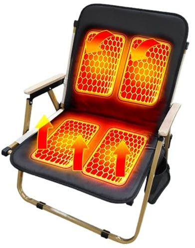 Wärmekissen, beheiztes Kissen für Schlafzimmer, USB-Sitz-Design mit 3-Gang-Wärme, weiche, bequeme Konstruktion, einfache Power-Funktion, Wärmewerkzeug, Reisezubehör für Auto, Outdoor, Camping, 86 x 45